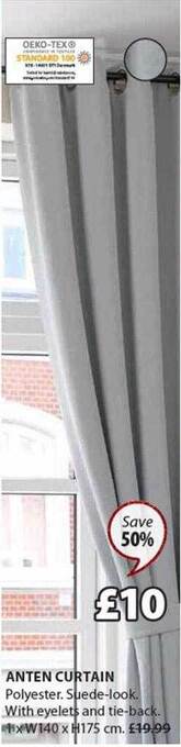 JYSK Anten curtain offer