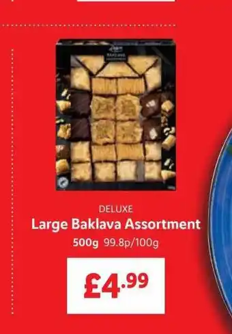 Lidl Deluxe large baklava assortment offer