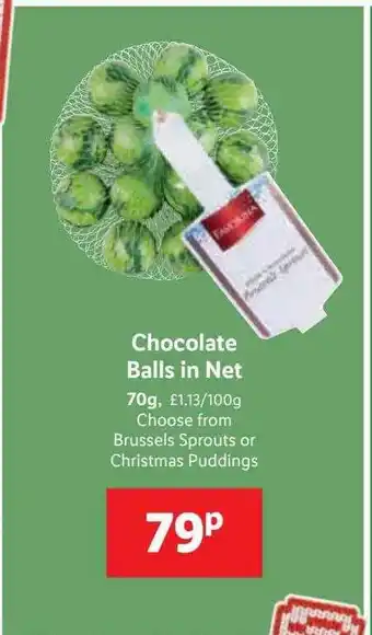 Lidl Chocolate balls in net offer