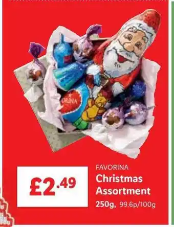Lidl Favorina christmas assortment offer