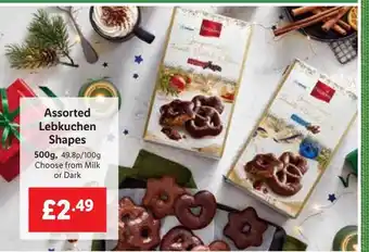 Lidl Assorted lebkuchen shapes offer