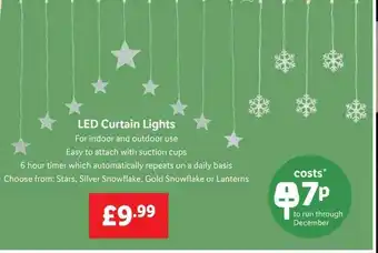 Lidl Led curtain lights offer