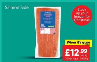 Lidl Salmon side offer