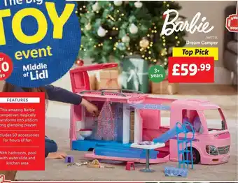 Lidl Mattel dream camper offer