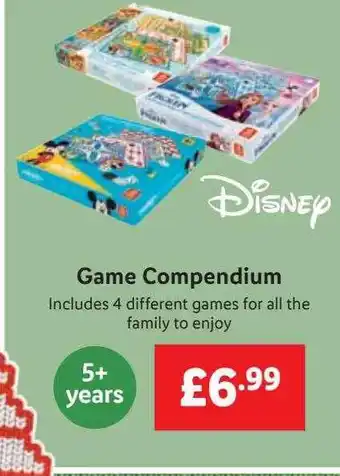 Lidl Disney game compendium offer