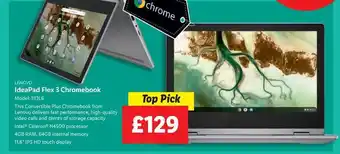 Lidl Lenovo ideapad flex 3 chromebook offer