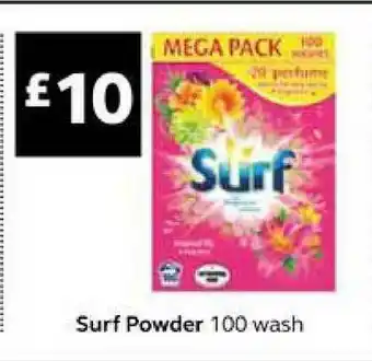 SuperValu Surf Powder 100 Wash offer