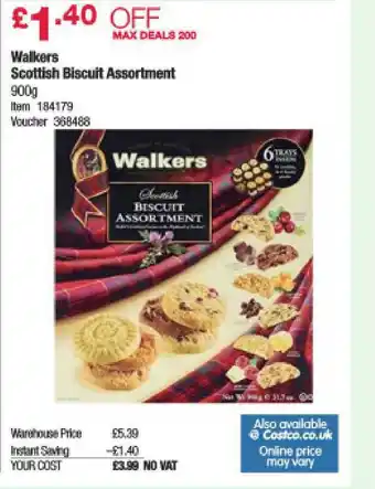 Costco Walkers Scottish Biscuit Assortment offer