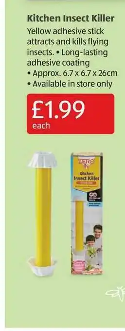 Aldi Kitchen Insect Killer offer