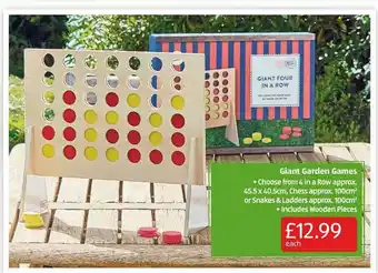 Aldi Giant Garden Games offer