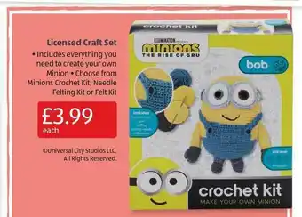 Aldi Licensed Craft Set offer