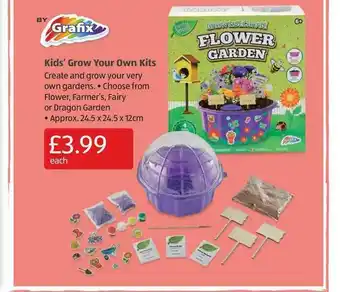 Aldi Kids' Grow Your Own Kits offer