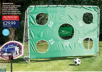 Aldi Football Goal offer
