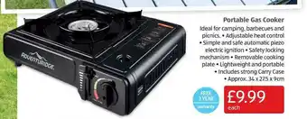 Aldi Portable Gas Cooker offer