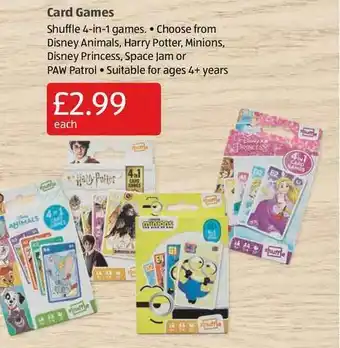 Aldi Card Games offer