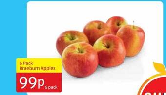 Aldi 6 pack braeburn apples offer