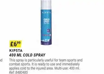 Decathlon Kipsta 400ml cold spray offer
