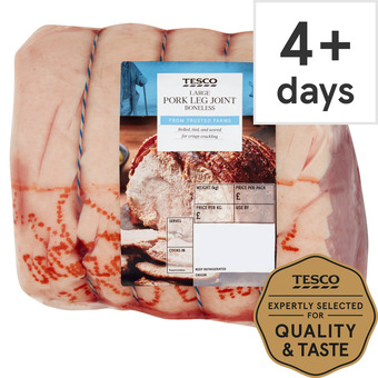 Tesco Tesco pork bone less large leg joint offer