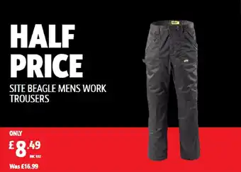 Screwfix Site Beagle Mens Work Trousers offer