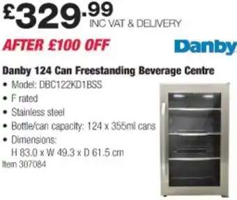 Costco Dandy 124 Can Freestanding Beverage Centre offer