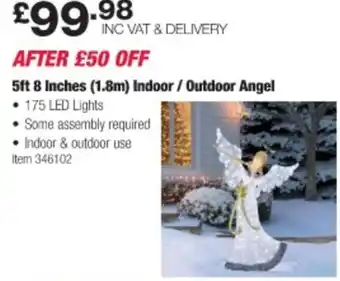 Costco 5ft 8 Inches Indoor / Outdoor Angel offer