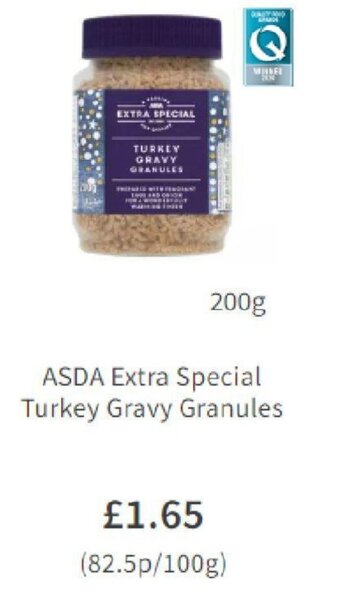 Asda ASDA Extra Special Turkey Gravy Granules offer