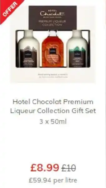 Morrisons Hotel Chocolat Premium Liqueur Gift Set offer