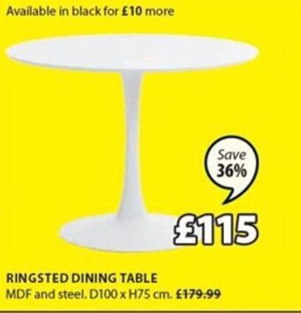 JYSK Ringsted Dining Table offer