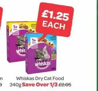 Spar Whiskas dry cat food offer