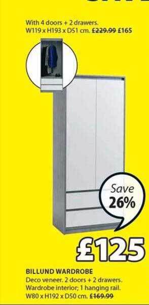 JYSK Billund wardrobe offer
