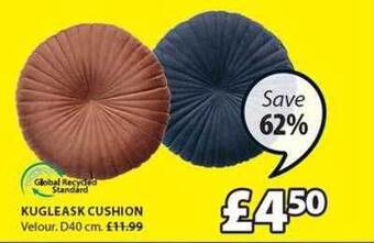 JYSK Kugleask cushion offer