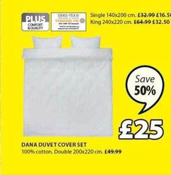 JYSK Dana duvet cover set offer