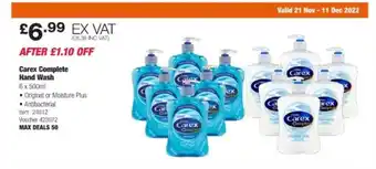 Costco Carex complete hand wash offer