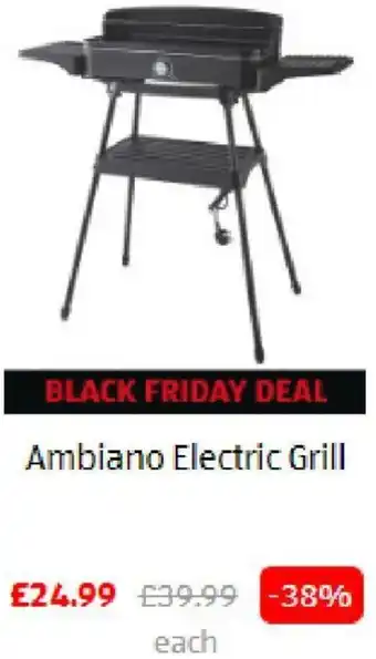 Aldi Ambiano Electric Grill offer