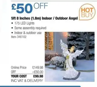 Costco 8 inches indoor or outdoor angel offer