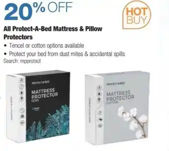 Costco All protect-a-bed mattress & pillow protectors offer
