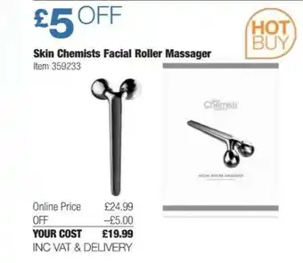 Costco Skin chemists facial roller massager offer