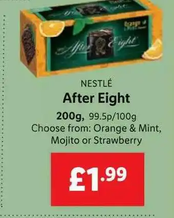 Lidl Nestle after eight offer