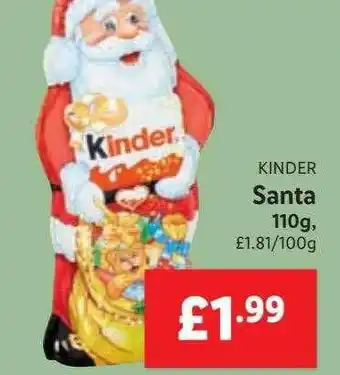 Kinder santa