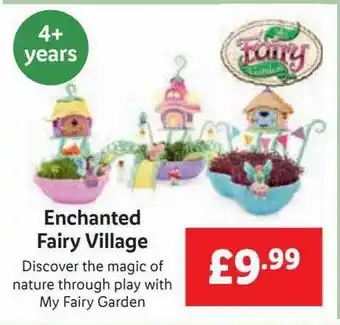 Lidl Enchanted fairy village offer