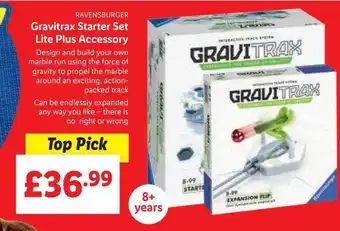 Lidl Ravensburger gravitrax starter set lite plus accessory offer
