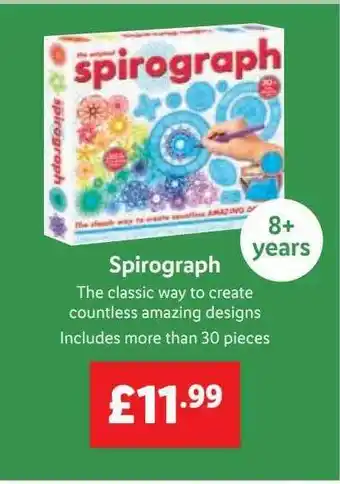 Lidl Spirograph offer
