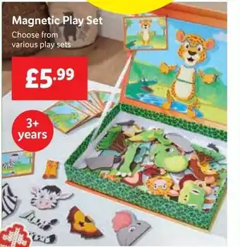 Lidl Magnetic play set offer