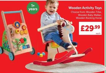 Lidl Wooden activity toys offer