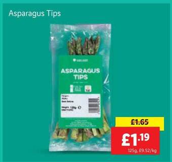 Lidl Asparagus tips offer
