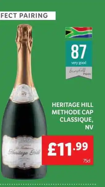 Lidl Heritage hill methode cap classique offer