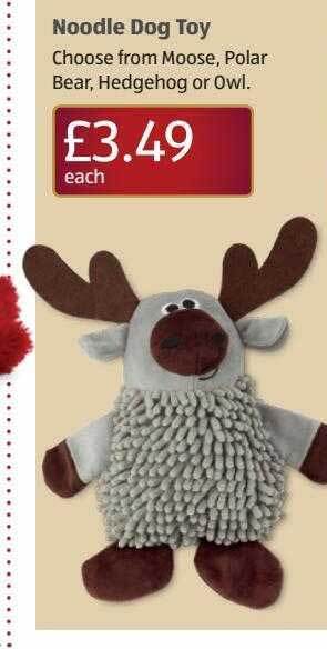 Aldi Noodle dog toy offer