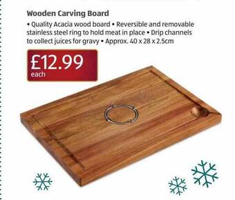Aldi Wooden carving board offer