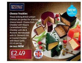 Aldi Cheese truckles offer