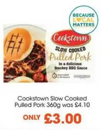 Centra Cookstown Slow Cooked Pulled pork 360g offer